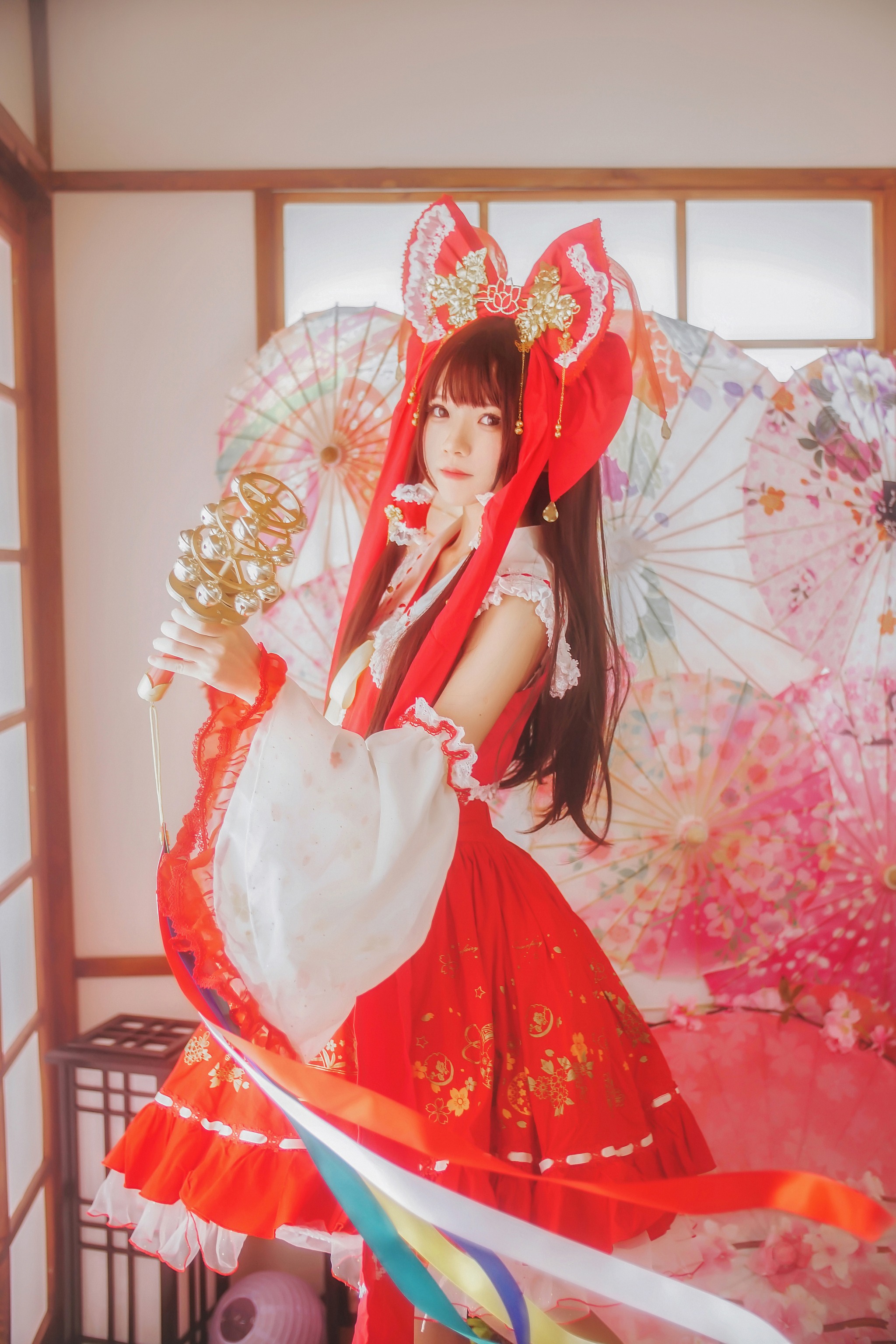 图片[1]-桜桃喵 – NO.018 灵梦 [45P]-XikXak